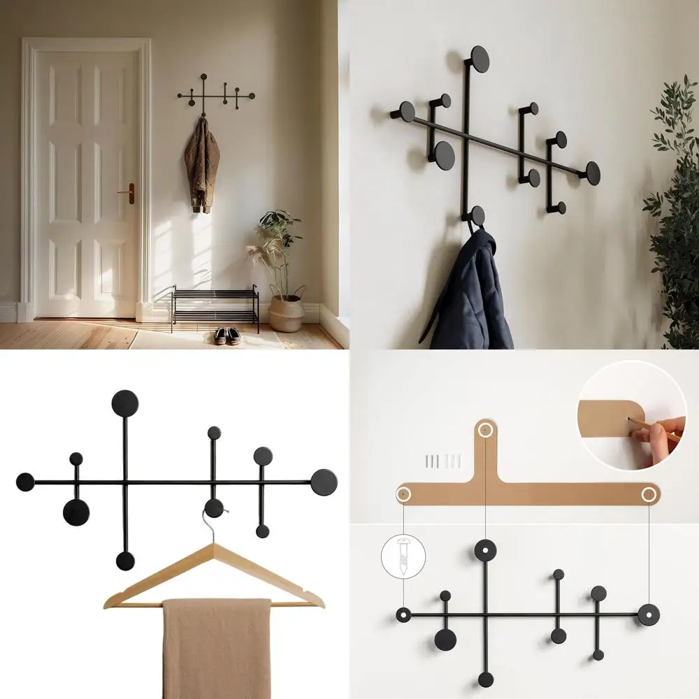 Настенный шкаф «Свал» | Минималистичный дизайн крючка для пальто из Берлина | Современная металлическая настенная вешалка/крючки | Черный
Настенный шкаф «Свал» | Минималистичный дизайн крючка для пальто из Берлина | Современная металлическая настенная вешалка/крючки | Черный