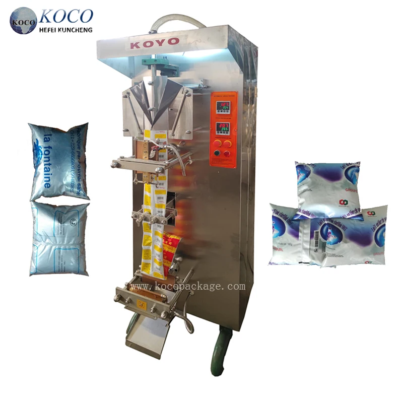 KOYO Back Sealing for Plastic Bags Filling and Sealing Machine for Water Juice Sauce Machine for Package
KOYO Back Sealing for Plastic Bags Filling and Sealing Machine for Water Juice Sauce Machine for Package