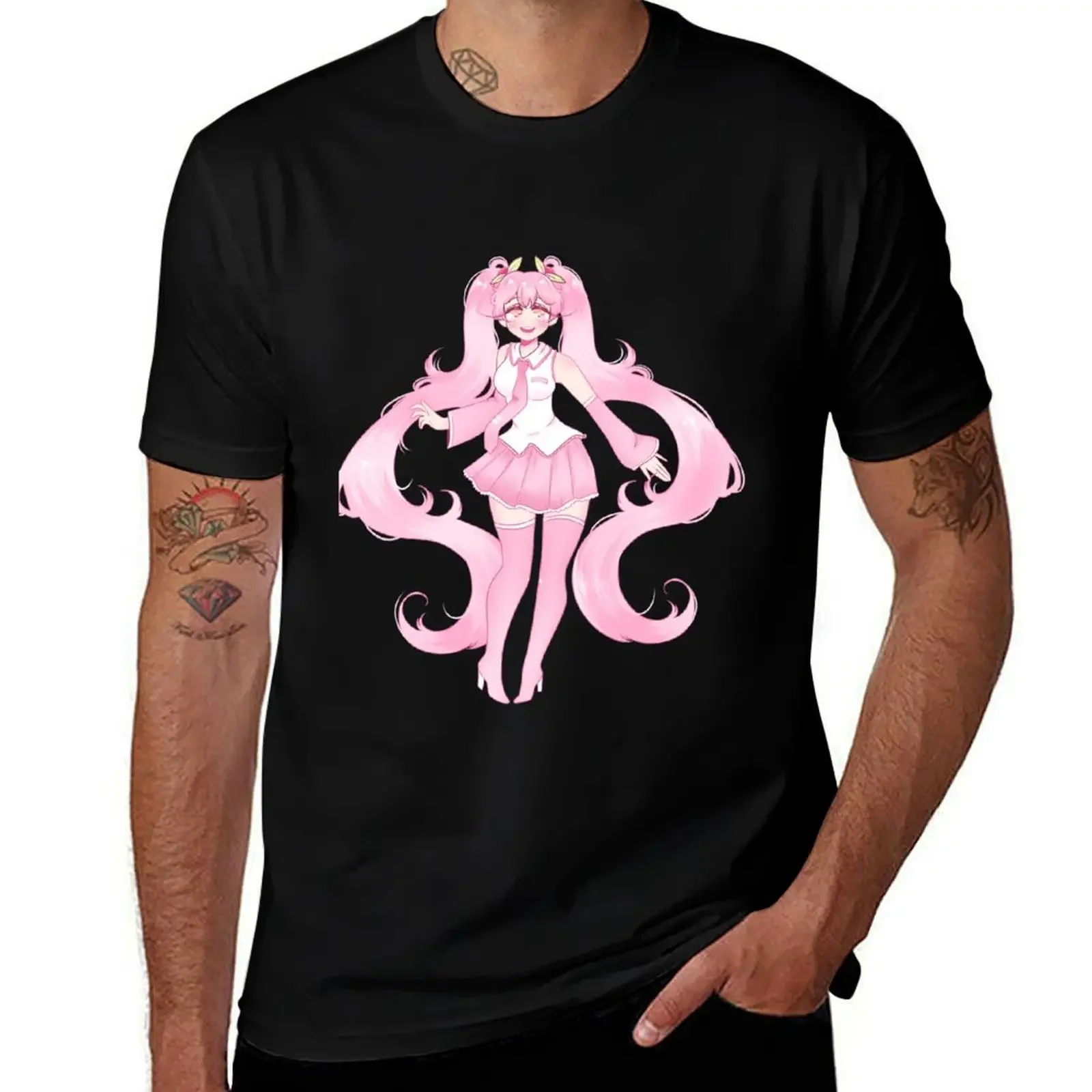 Sakura Miku T-Shirt cute clothes summer shirt designer shirts Personalized t-shirt oversized t shirts for men
Sakura Miku T-Shirt cute clothes summer shirt designer shirts Personalized t-shirt oversized t shirts for men
