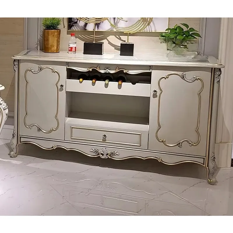 Neoclassical dining side cabinet solid wood carving flower living room storage floor cabinet post-modern storage
Neoclassical dining side cabinet solid wood carving flower living room storage floor cabinet post-modern storage