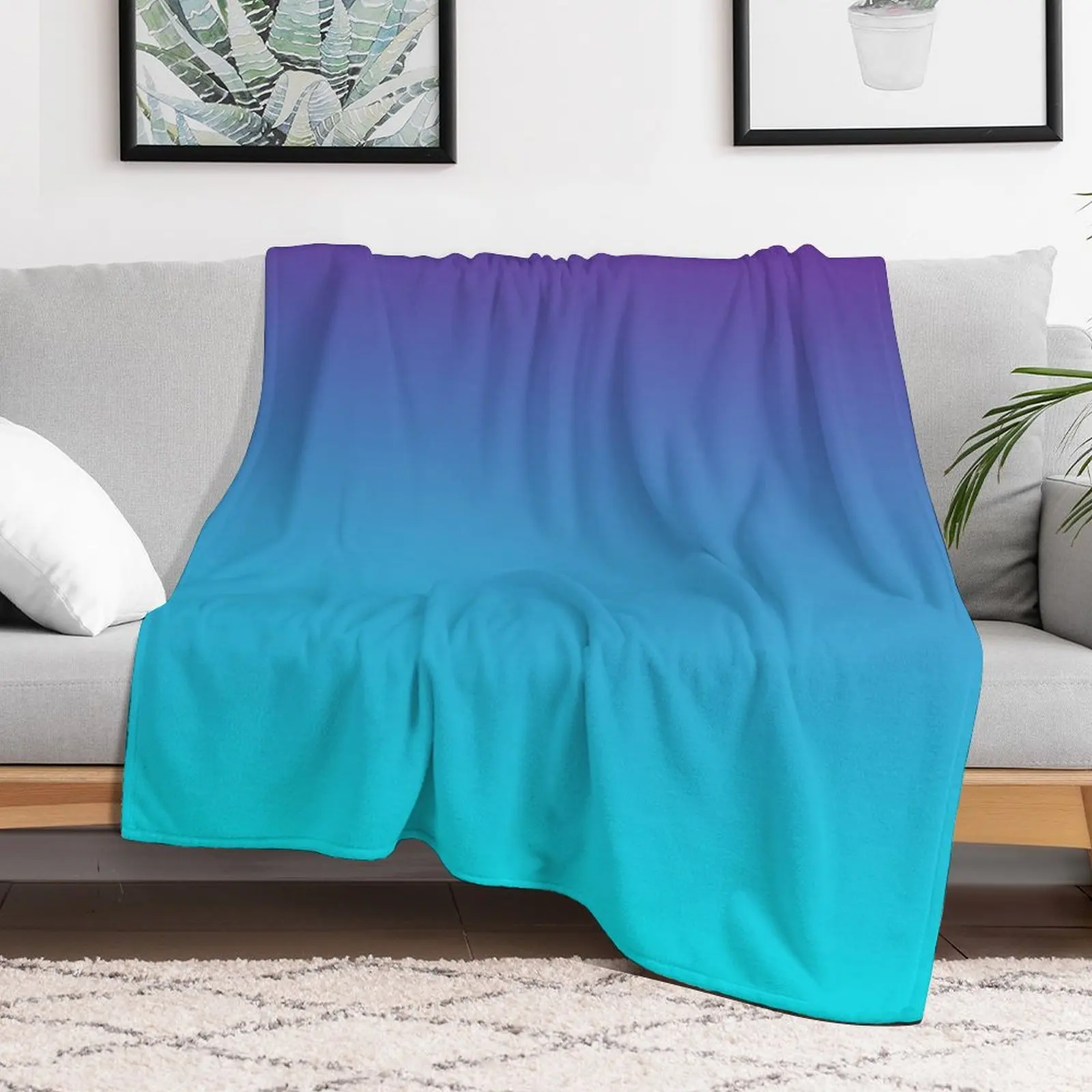 Purple and turquoise ombre Throw Blanket Decorative Sofa Multi-Purpose Shaggy Blankets
Purple and turquoise ombre Throw Blanket Decorative Sofa Multi-Purpose Shaggy Blankets