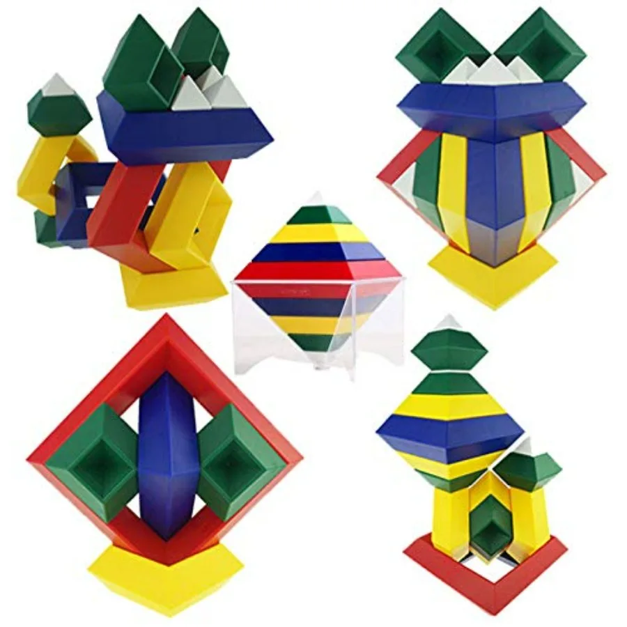 KUTOI Pyramid Stacking Toy Building Blocks D Puzzle Brain Teasers for and Adults-Creative Preschool Learning Activities- Toddle
KUTOI Pyramid Stacking Toy Building Blocks D Puzzle Brain Teasers for and Adults-Creative Preschool Learning Activities- Toddle