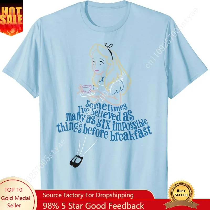 Disney Alice in Wonderland As Many As Six Impossible Things T-Shirt
Disney Alice in Wonderland As Many As Six Impossible Things T-Shirt