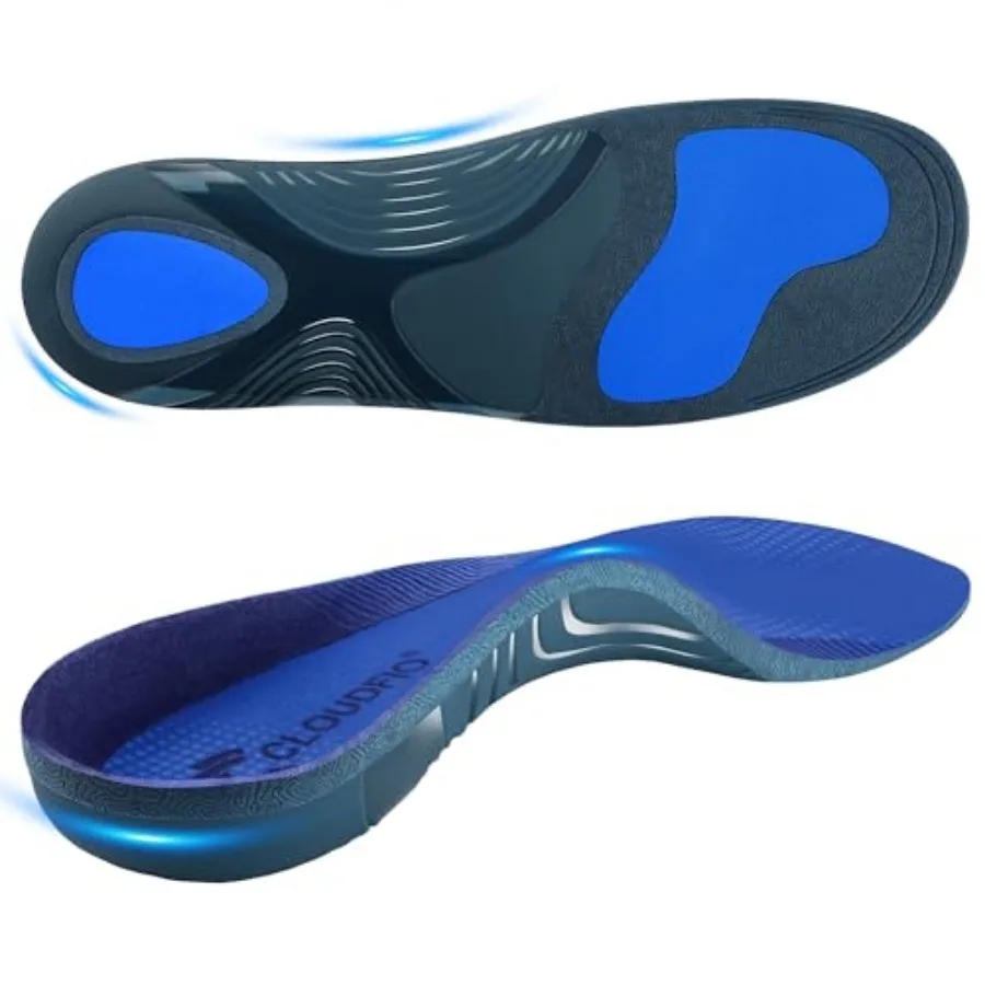 Plantar Fasciitis Insoles for Men Women, High Arch Support for Pain Relief, Shoe Inserts Orthotic for Flat Feet, Work Boot Inso
Plantar Fasciitis Insoles for Men Women, High Arch Support for Pain Relief, Shoe Inserts Orthotic for Flat Feet, Work Boot Inso