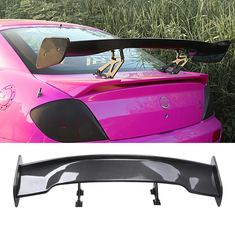143CM Length GT Wing Spoiler Universal Fit Rear Trunk Lid Car Spoiler Wing Black ABS Carbon Color Exterior Upgrade Accessories
143CM Length GT Wing Spoiler Universal Fit Rear Trunk Lid Car Spoiler Wing Black ABS Carbon Color Exterior Upgrade Accessories