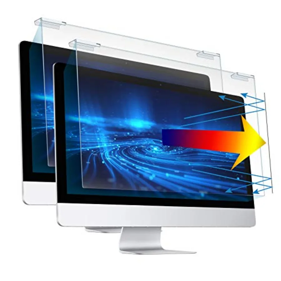 Blue Light Screen Protector for 23-24 Inch LED PC Monitor, Scratch-Resistant Computer Screen Blue Light Blocker, Filter - 2 Pac
Blue Light Screen Protector for 23-24 Inch LED PC Monitor, Scratch-Resistant Computer Screen Blue Light Blocker, Filter - 2 Pac