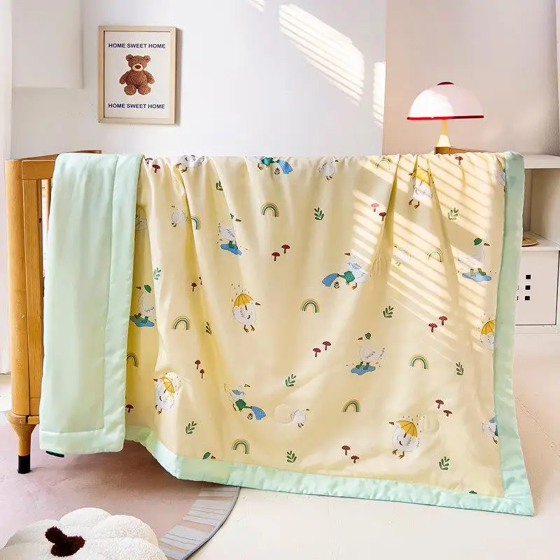Baby Summer Silk Cool Cover Lightweight Ice Silk Modal Fiber Durable Nap Time Kindergarten Air Conditioning Cover
Baby Summer Silk Cool Cover Lightweight Ice Silk Modal Fiber Durable Nap Time Kindergarten Air Conditioning Cover