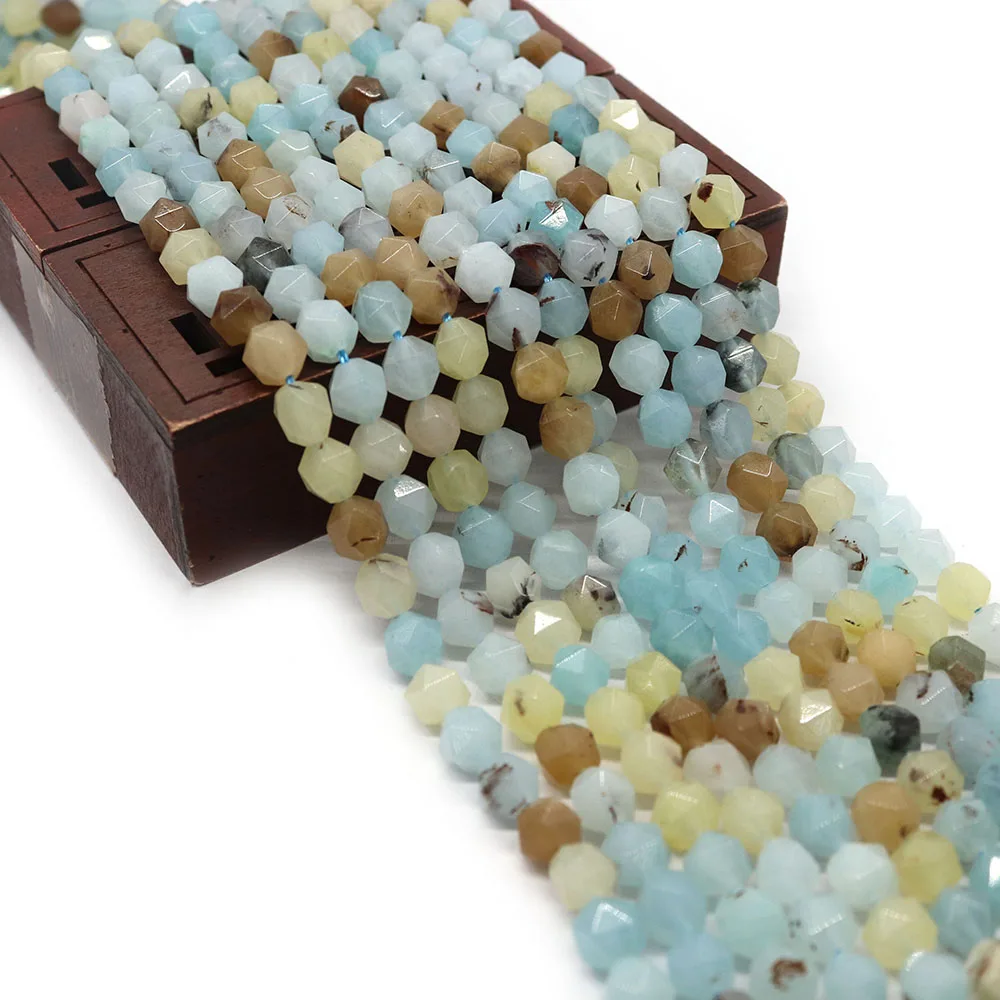 Colorful Natural Amazonite Beads 6-10mm Faceted Semi-precious Stone Straight-hole Loose Bead DIY Creative Necklace Bracelet Gift
Colorful Natural Amazonite Beads 6-10mm Faceted Semi-precious Stone Straight-hole Loose Bead DIY Creative Necklace Bracelet Gift