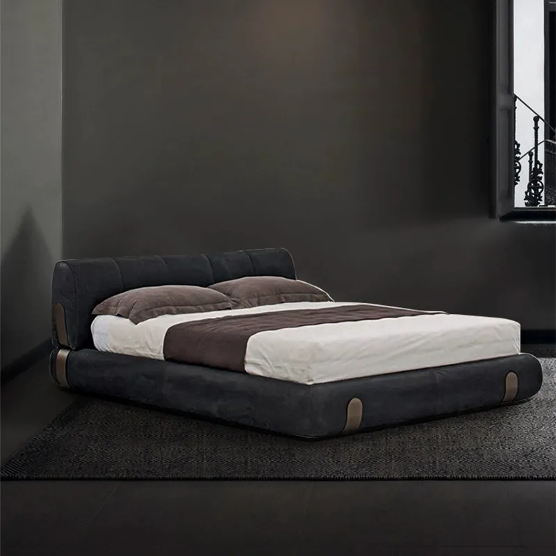 Ltalian Style Minimalist Bed Modern Wedding Apartment Design Frame Bed Aesthetics Confortable High End Cama Casal Home Furniture
Ltalian Style Minimalist Bed Modern Wedding Apartment Design Frame Bed Aesthetics Confortable High End Cama Casal Home Furniture