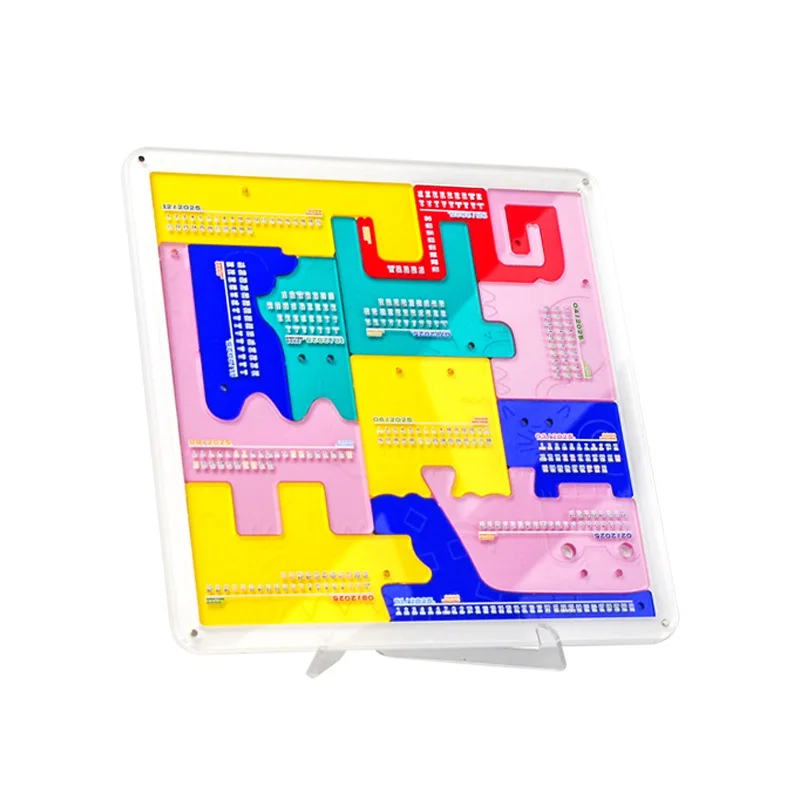 Color acrylic calendar puzzle simple original design corporate new year gift wholesale desktop ornament display stand
Color acrylic calendar puzzle simple original design corporate new year gift wholesale desktop ornament display stand