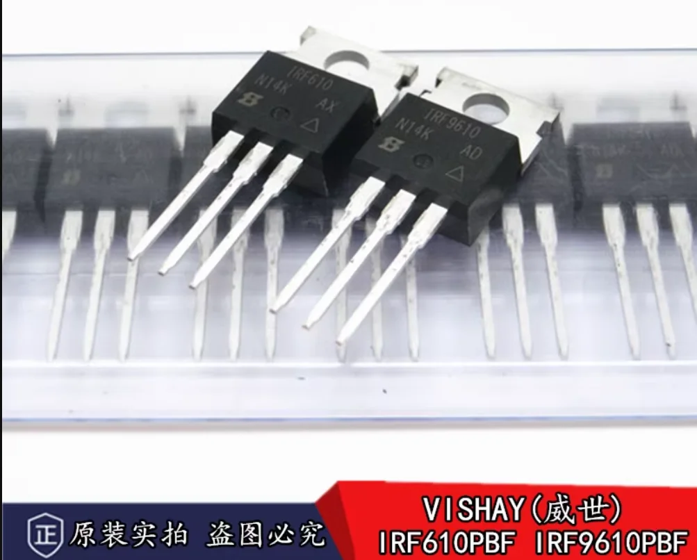 10pair/30pairNew Genuine IRF610PBF/IRF9610PBF Audio Amplifier vs. TO-220 FET free shipping
10pair/30pairNew Genuine IRF610PBF/IRF9610PBF Audio Amplifier vs. TO-220 FET free shipping