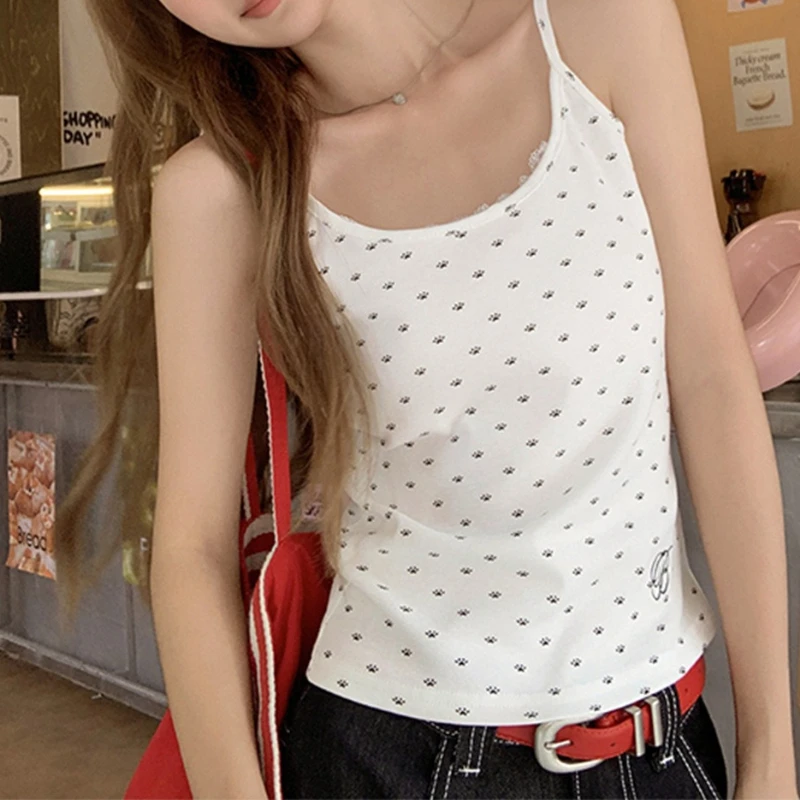 Pure Desire Wave Dot Lace Splicing Camisole Women's 2026 Summer New Design Top with Unique Temperament
Pure Desire Wave Dot Lace Splicing Camisole Women's 2026 Summer New Design Top with Unique Temperament