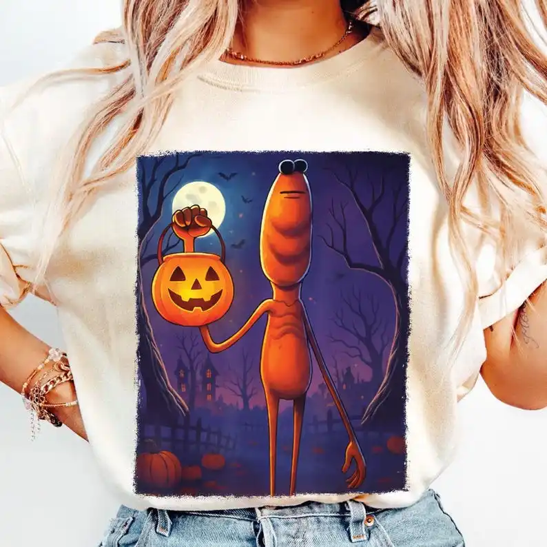 Marcus The Worm Halloween Jack-O-Lantern T-Shirt Couple Halloween Costume High Quality Cotton Crewneck Graphic T Shirts Adult
Marcus The Worm Halloween Jack-O-Lantern T-Shirt Couple Halloween Costume High Quality Cotton Crewneck Graphic T Shirts Adult