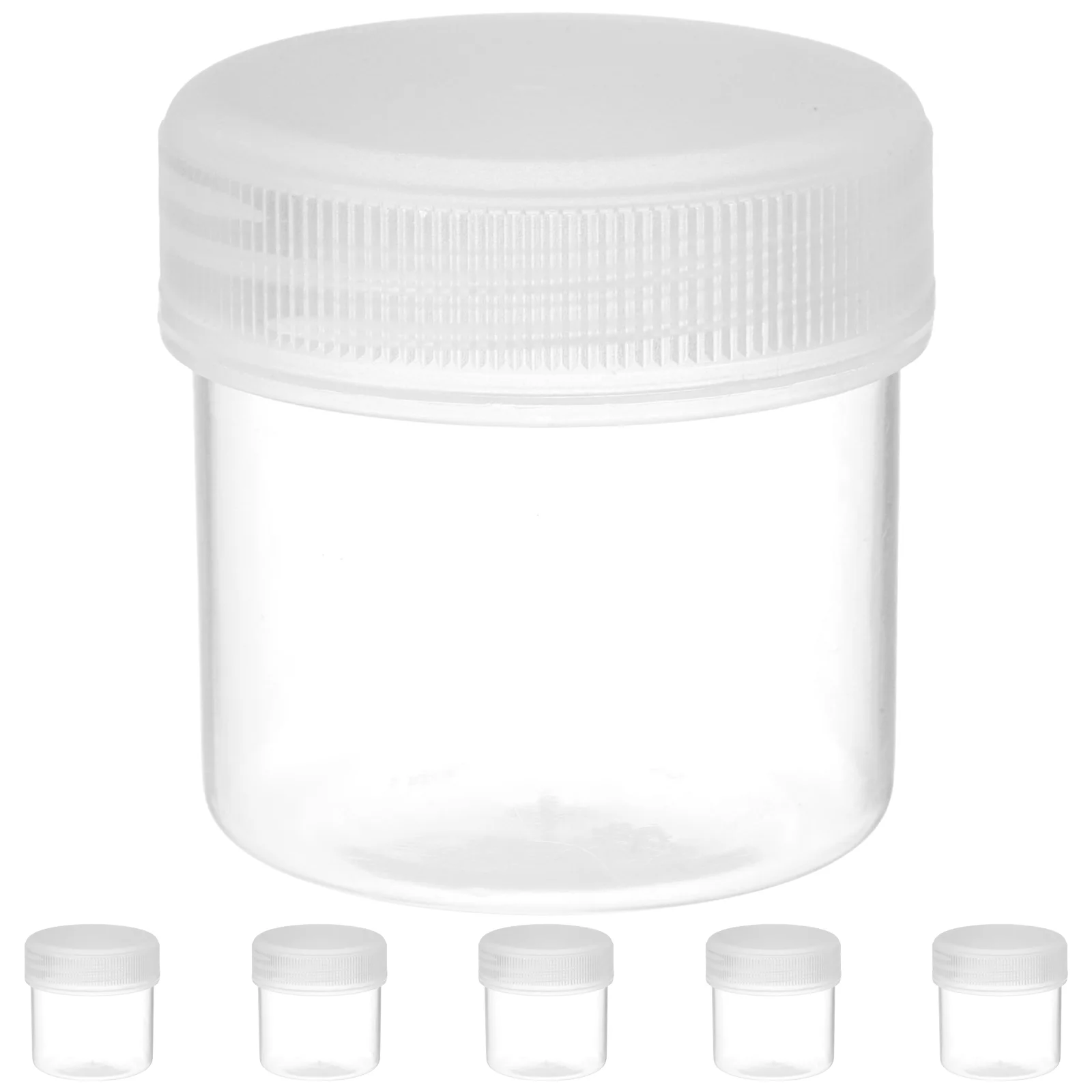 6 Pcs Sealed Jar Paint Bucket Storage Containers Mini Plastic High Sealing Sturdy Multipurpose Portable Reusable Chemicals
6 Pcs Sealed Jar Paint Bucket Storage Containers Mini Plastic High Sealing Sturdy Multipurpose Portable Reusable Chemicals