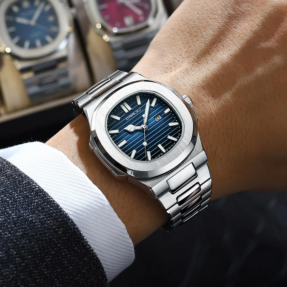 2025 Men Watch Stainless Steel Band Date Mens Clock Business Male Watches Waterproof Luxuries Man Wrist Watches for Men
2025 Men Watch Stainless Steel Band Date Mens Clock Business Male Watches Waterproof Luxuries Man Wrist Watches for Men