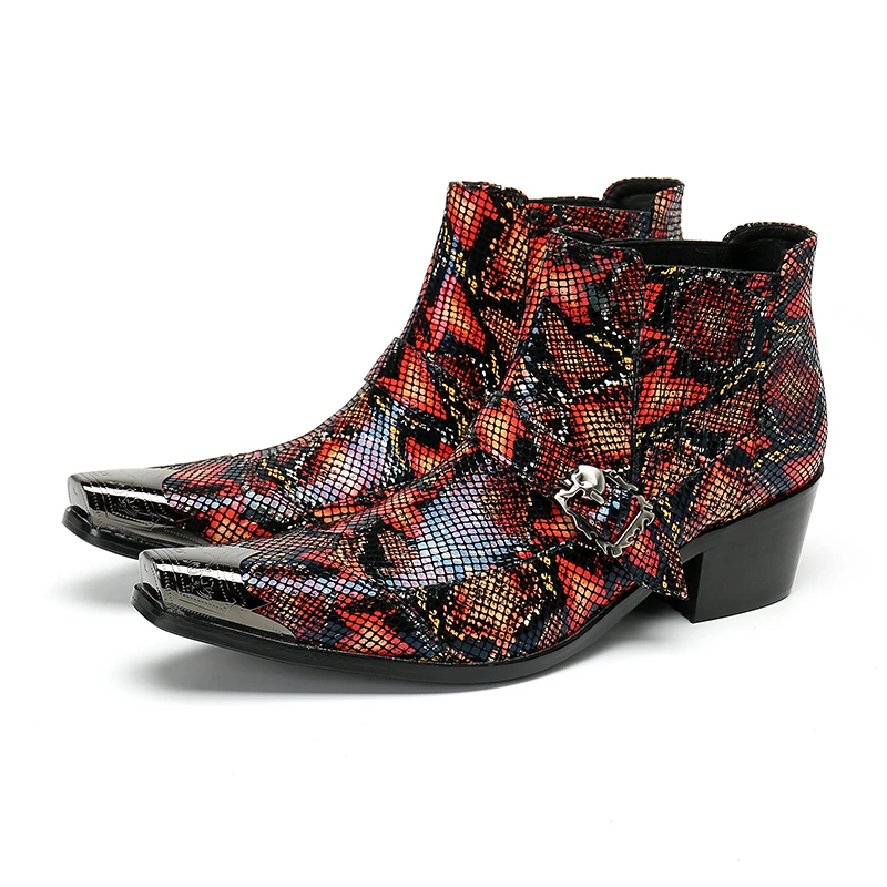 Botas 2023 Designer Print Club Party Social Male Dress Shoes Leather Short Chelsea Boots Monk Strap Men Motorcycle Ankle Boots
Botas 2023 Designer Print Club Party Social Male Dress Shoes Leather Short Chelsea Boots Monk Strap Men Motorcycle Ankle Boots
