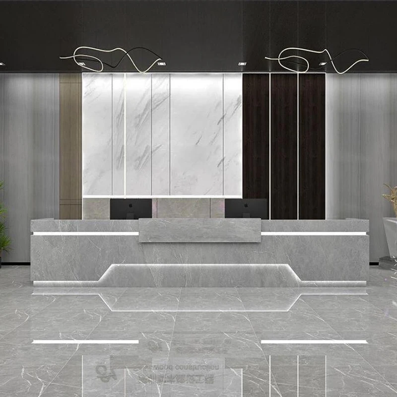 Modern Simple Reception Desk Beauty Salon Luxury Design Bar Counter Office Clinic Escritorio De Recepcion Commercial Furniture
Modern Simple Reception Desk Beauty Salon Luxury Design Bar Counter Office Clinic Escritorio De Recepcion Commercial Furniture