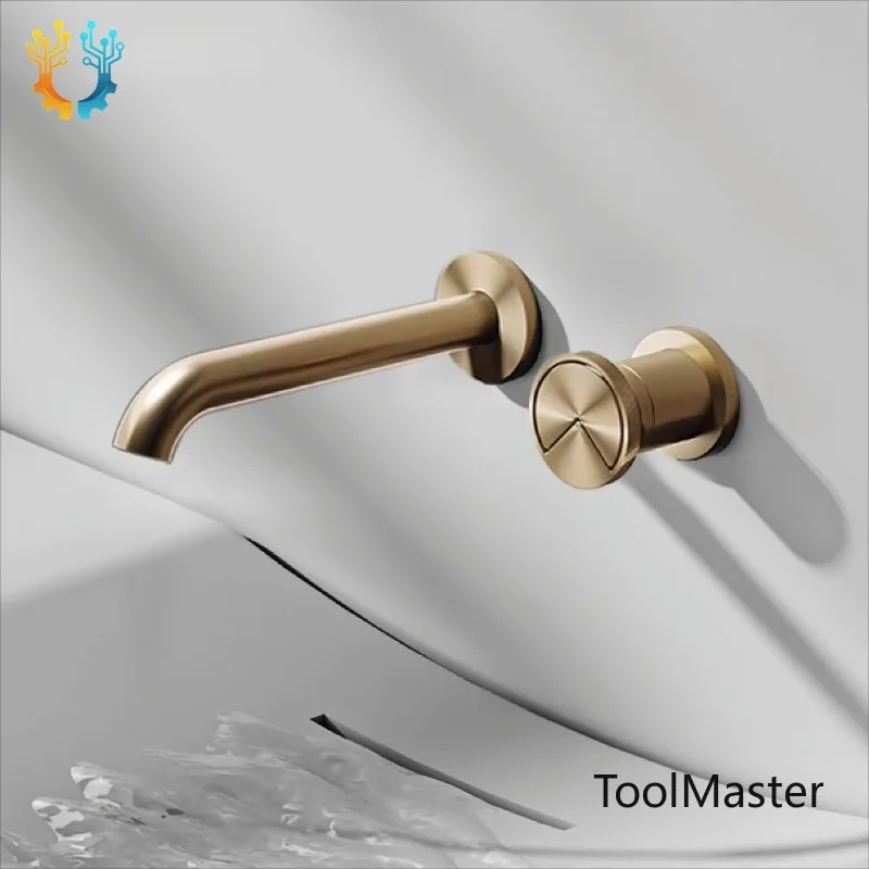 【2026】Luxury Brushed Gold In-Wall Brass Bathroom Basin Faucet Modern Single Handle Flow- Adjustment/Hot&Cold Water Vanity Tap De
【2026】Luxury Brushed Gold In-Wall Brass Bathroom Basin Faucet Modern Single Handle Flow- Adjustment/Hot&Cold Water Vanity Tap De