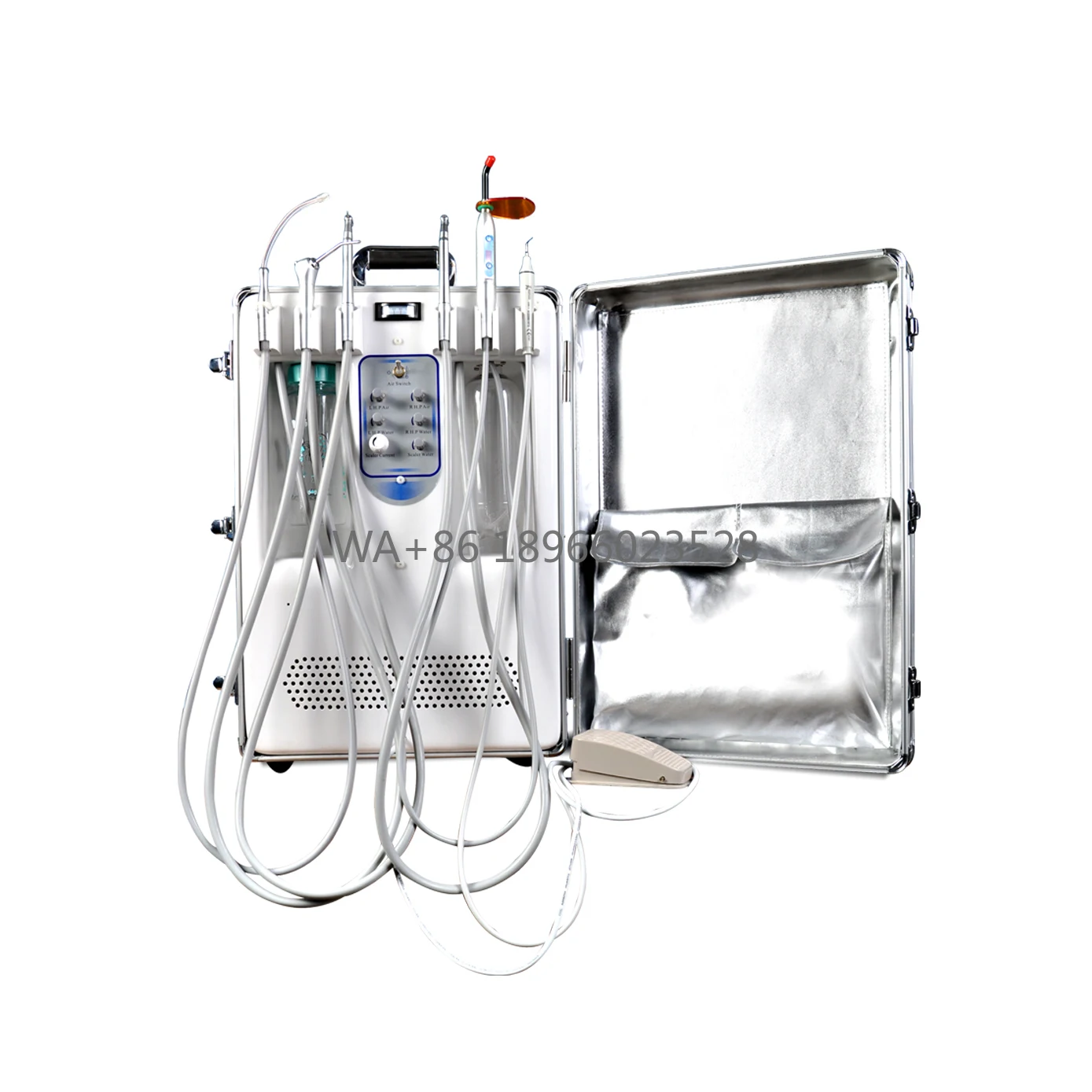 Medical Equipment CE ISO Approved Portable Mobile Dentist Dental Unit
Medical Equipment CE ISO Approved Portable Mobile Dentist Dental Unit