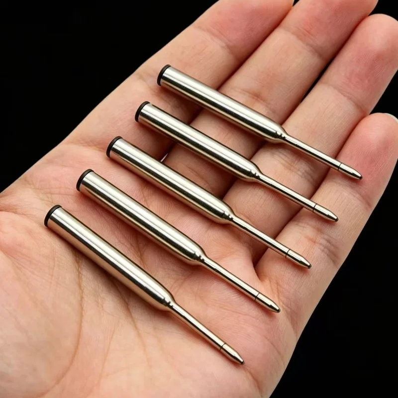 6CM metal flat head black round bead 0.5mm pen core business replacement pen core student office supplies
6CM metal flat head black round bead 0.5mm pen core business replacement pen core student office supplies