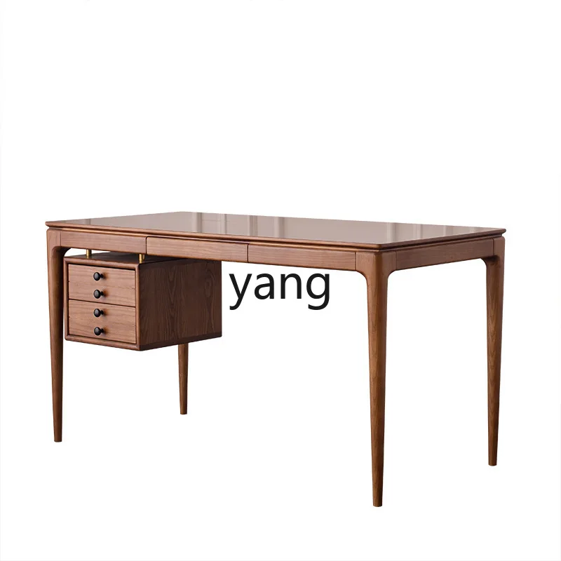 LH desk small apartment writing desk solid wood computer table and chair combination
LH desk small apartment writing desk solid wood computer table and chair combination