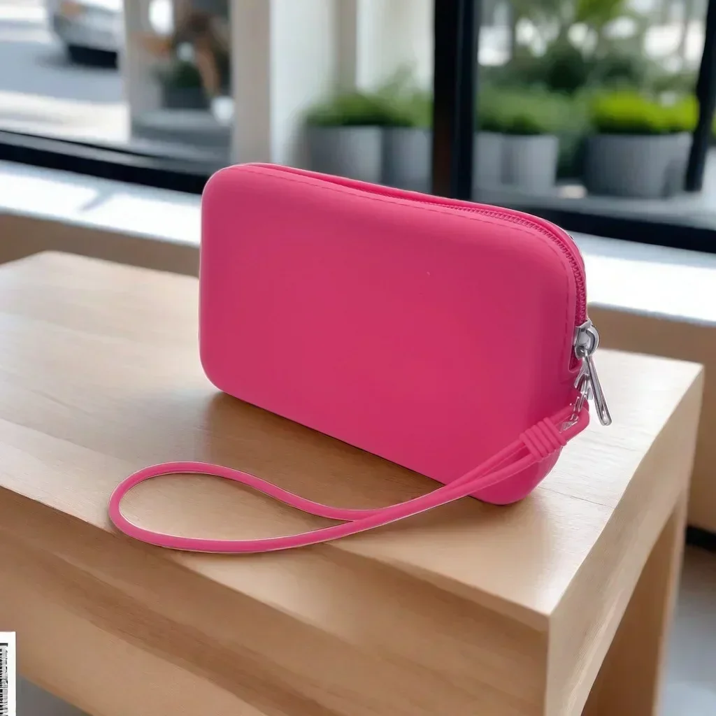 Solid Color Cosmetic Bag Portable Rectangle Silicone High Capacity Coin Purse Headphone Bag Small Item Bag Stationery Bags Women
Solid Color Cosmetic Bag Portable Rectangle Silicone High Capacity Coin Purse Headphone Bag Small Item Bag Stationery Bags Women