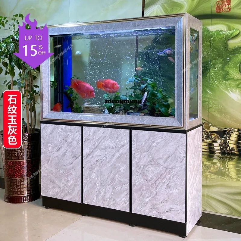 Ecological fish tank aquarium glass shoe cabinet rectangular living room medium and large lower filter goldfish tank
Ecological fish tank aquarium glass shoe cabinet rectangular living room medium and large lower filter goldfish tank