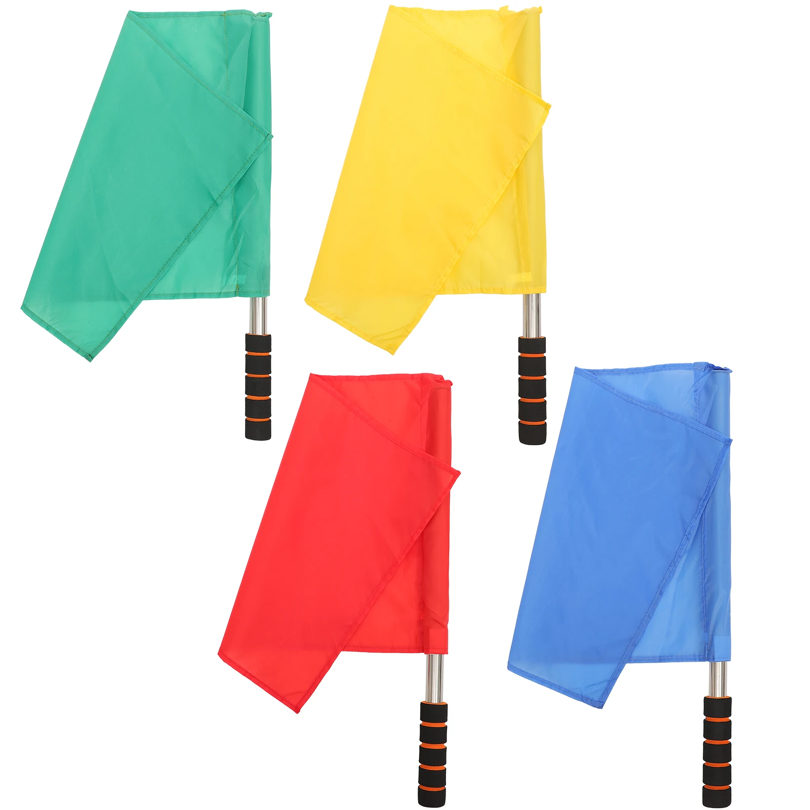 4pcs Starting Flags Safety Banners Cloth Traffic Signal Corner Football Pitch Lightweight Stainless Steel Pole
4pcs Starting Flags Safety Banners Cloth Traffic Signal Corner Football Pitch Lightweight Stainless Steel Pole