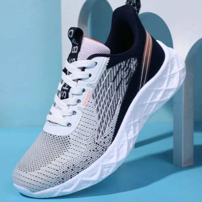 New Mens Sports Shoes Breathable Knit Shoes Soft Sole Comfort Women Shoes for Sneakers
New Mens Sports Shoes Breathable Knit Shoes Soft Sole Comfort Women Shoes for Sneakers