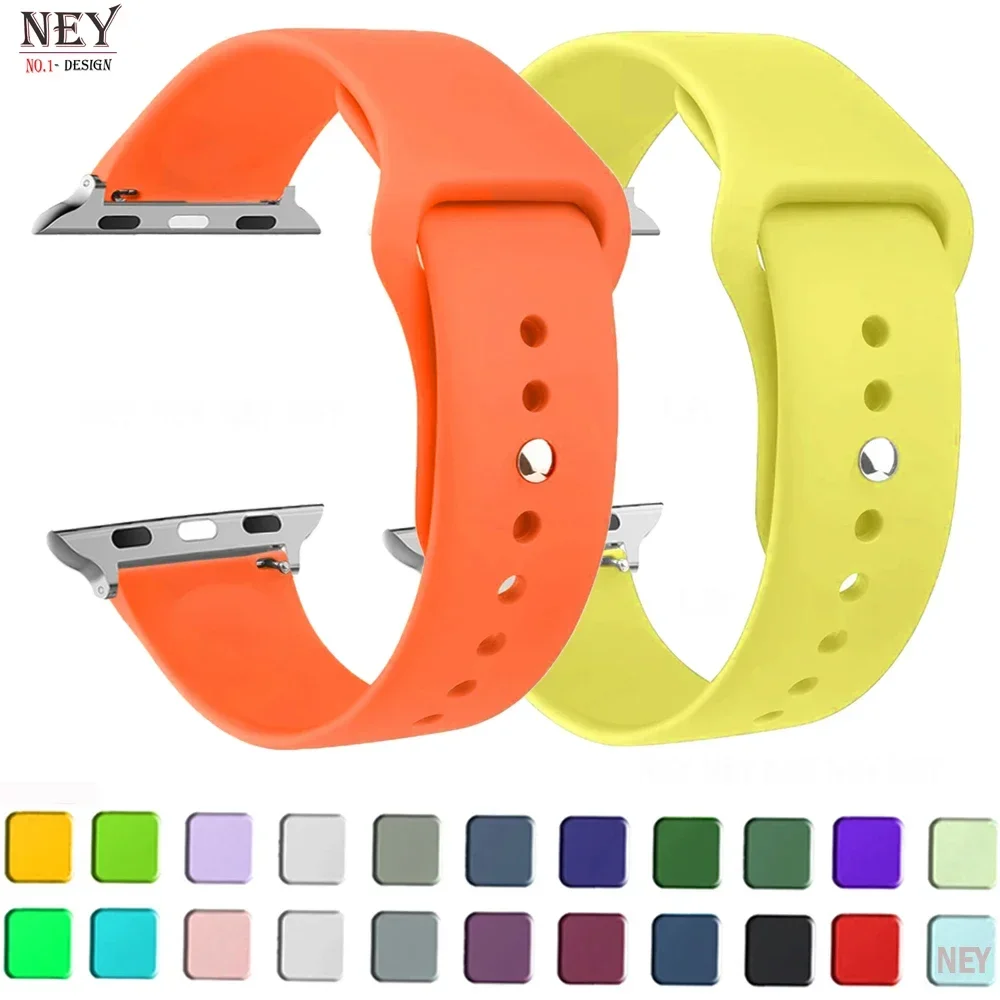 Ремешок силиконовый для Apple Watch band 44 мм 40 мм 49 мм 45 мм 41 мм 38-42 мм, браслет для iWatch band series 8 se 9 7 6 5 4 3 ultra 2
Ремешок силиконовый для Apple Watch band 44 мм 40 мм 49 мм 45 мм 41 мм 38-42 мм, браслет для iWatch band series 8 se 9 7 6 5 4 3 ultra 2