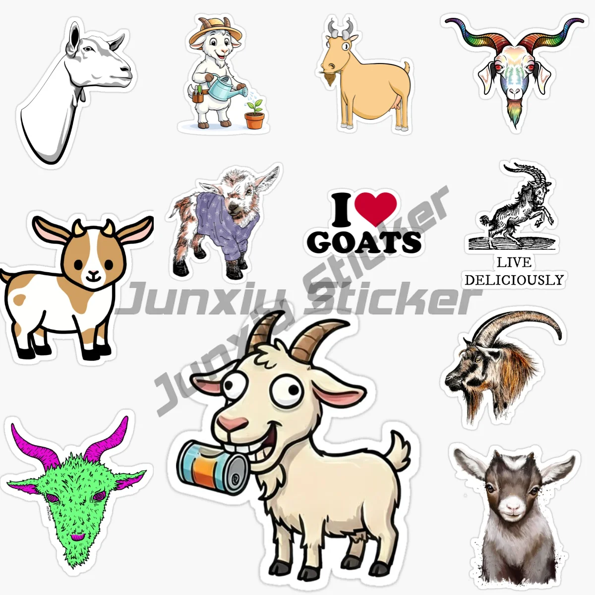 Creative Goat Grazing Grass Eating Vinyl Waterproof Sticker Decal for Car, Laptop, Wall Window, Bumper Self-adhesive Decoration
Creative Goat Grazing Grass Eating Vinyl Waterproof Sticker Decal for Car, Laptop, Wall Window, Bumper Self-adhesive Decoration