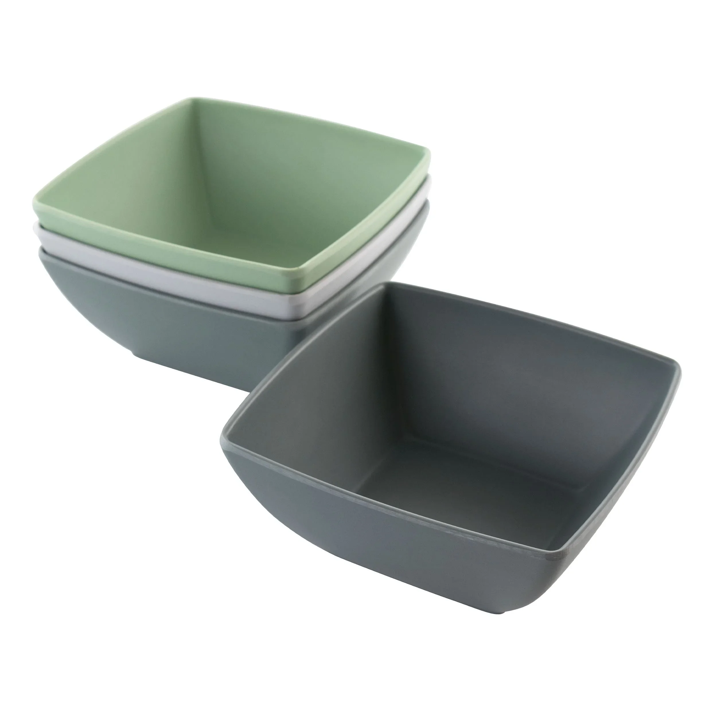 6 inch Greyson melamine bowl set in assorted colors includes four pieces
6 inch Greyson melamine bowl set in assorted colors includes four pieces