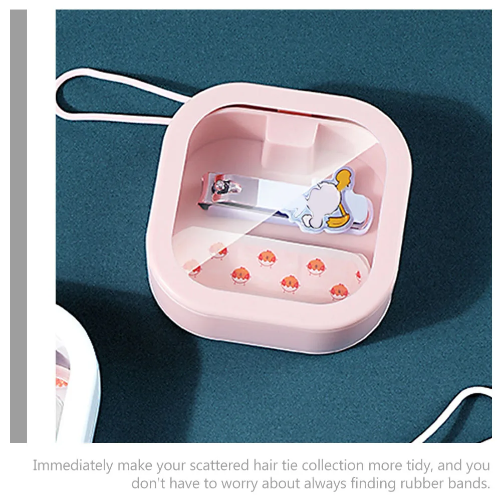2pcs Tie Storage Box Jewelry Case Hair Accessories Organizer Portable Lanyard Design Space Saving Durable Visible Hair Clip
2pcs Tie Storage Box Jewelry Case Hair Accessories Organizer Portable Lanyard Design Space Saving Durable Visible Hair Clip