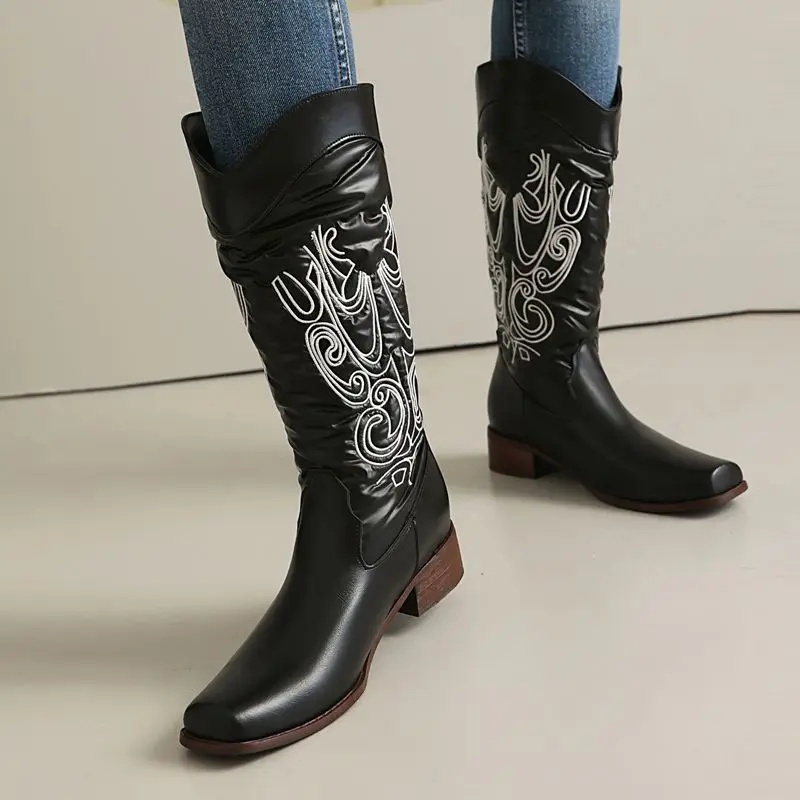 ORCHA LISA Женские ботинки в западном стиле с квадратным носком на толстом каблуке 3 см, без шнуровки, с вышивкой, красный, синий, белый, большой размер 46, повседневная распродажа
ORCHA LISA Женские ботинки в западном стиле с квадратным носком на толстом каблуке 3 см, без шнуровки, с вышивкой, красный, синий, белый, большой размер 46, повседневная распродажа