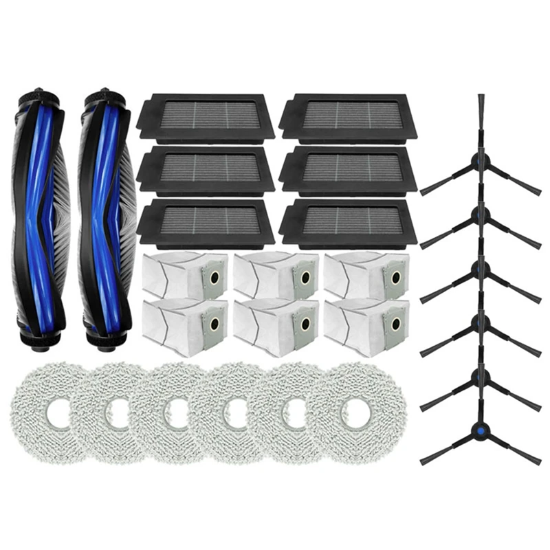 The New Compatible For Ecovacs Debot T50 PRO Vacuum Parts Main Roller Side Brush Hepa Filter Mop Cloth Dust Bag Accessories
The New Compatible For Ecovacs Debot T50 PRO Vacuum Parts Main Roller Side Brush Hepa Filter Mop Cloth Dust Bag Accessories