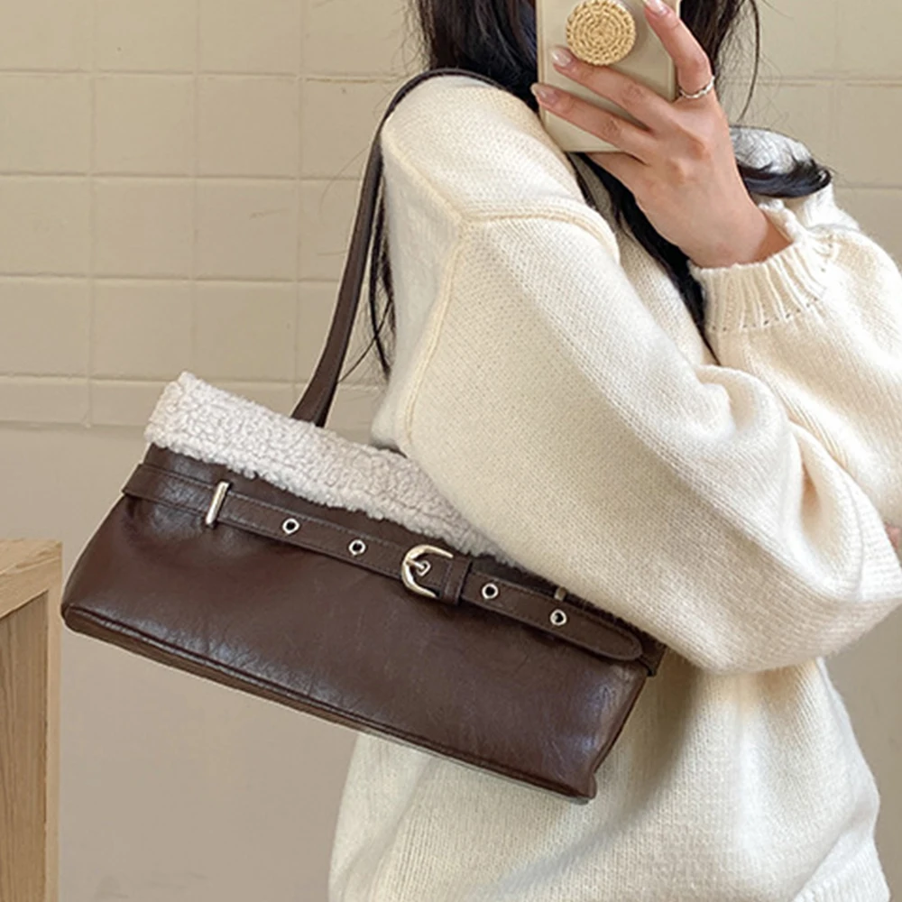 Luxury Plush Patchwork Shoulder Bag High Quality Tote Bags for Women Designer Handbag NEW Ladies Shopper Purses Armpit Bag Chic
Luxury Plush Patchwork Shoulder Bag High Quality Tote Bags for Women Designer Handbag NEW Ladies Shopper Purses Armpit Bag Chic