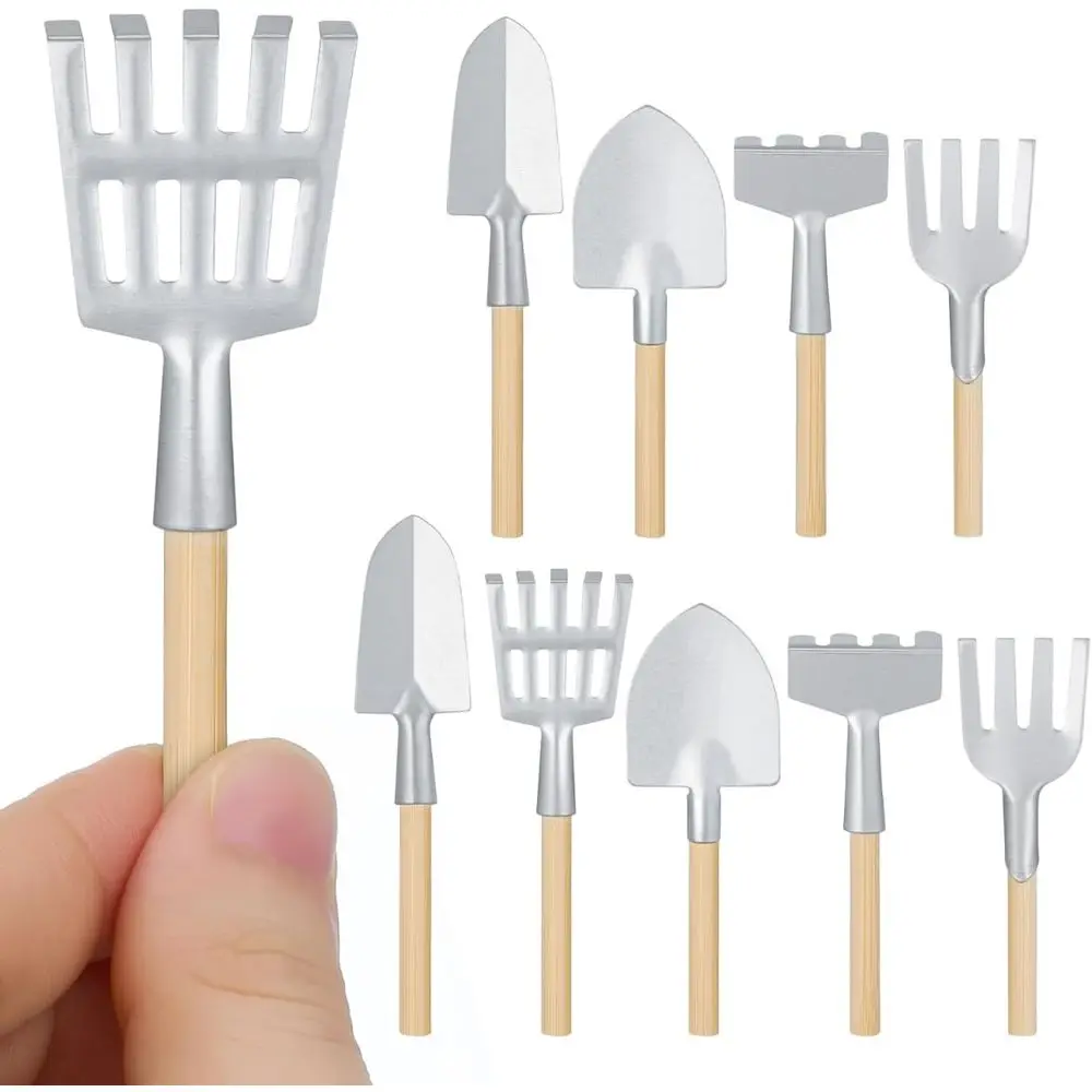 3-Inch Miniature Garden Tool Set, Rustic Metal & Wood, Perfect for Dollhouses, Terrariums, and Zen Planter Decor
3-Inch Miniature Garden Tool Set, Rustic Metal & Wood, Perfect for Dollhouses, Terrariums, and Zen Planter Decor