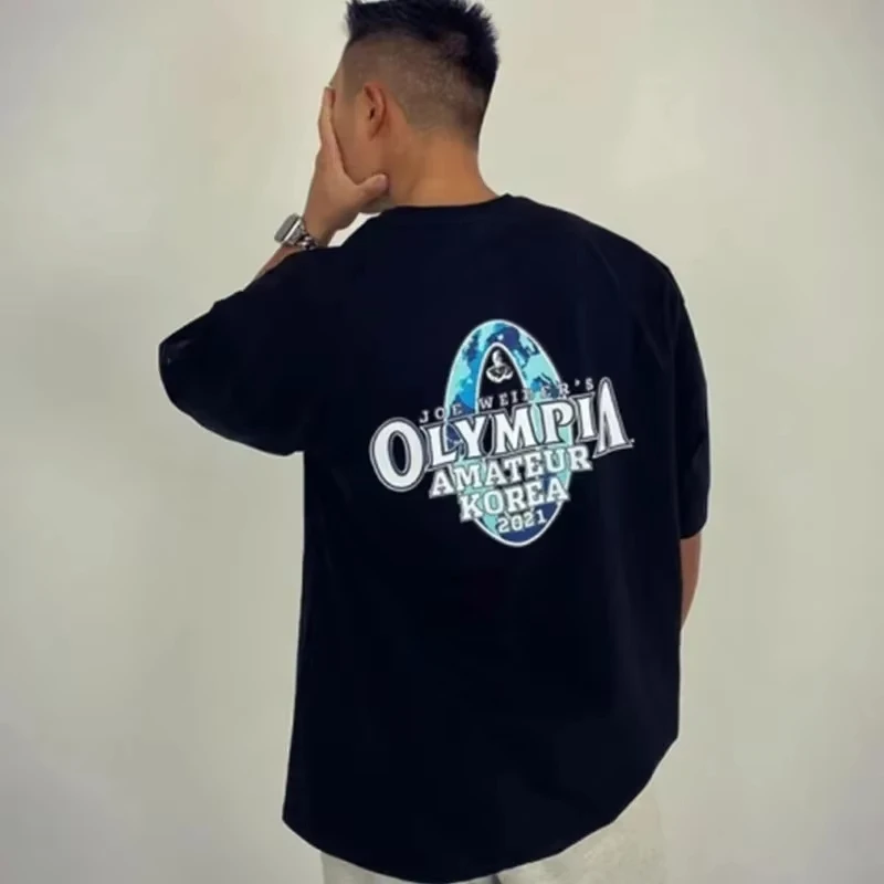 Summer T-shirt Men's Fashion Short-sleeved Tee Men Hip-hop Loose Fitness T-shirt Tops Cotton Casual Sports Bodybuilding Tops New
Summer T-shirt Men's Fashion Short-sleeved Tee Men Hip-hop Loose Fitness T-shirt Tops Cotton Casual Sports Bodybuilding Tops New