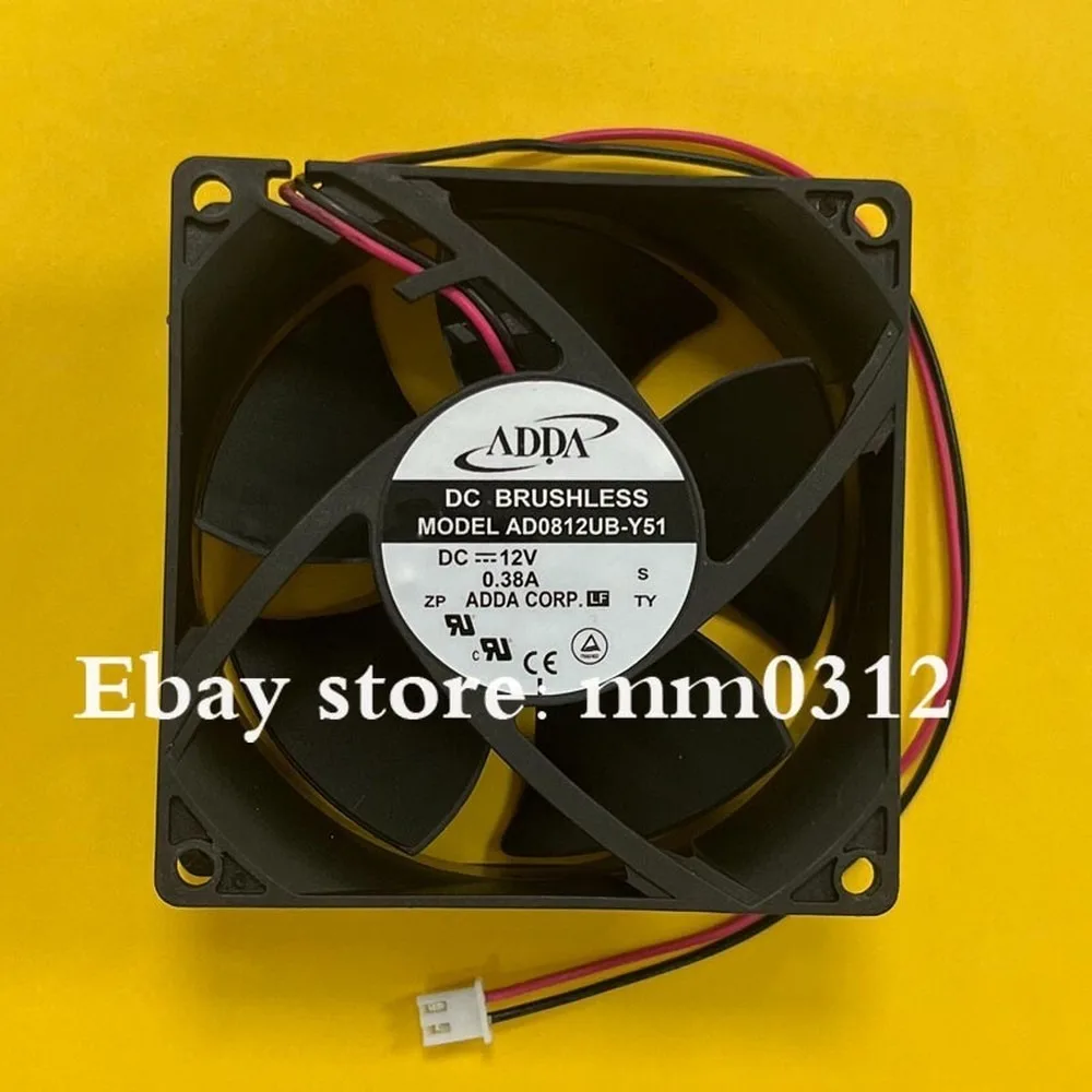 For ADDA AD0812UB-Y51 8032 DC12V 0.38A 8CM 2-Wire Silent Cooling Fan
For ADDA AD0812UB-Y51 8032 DC12V 0.38A 8CM 2-Wire Silent Cooling Fan