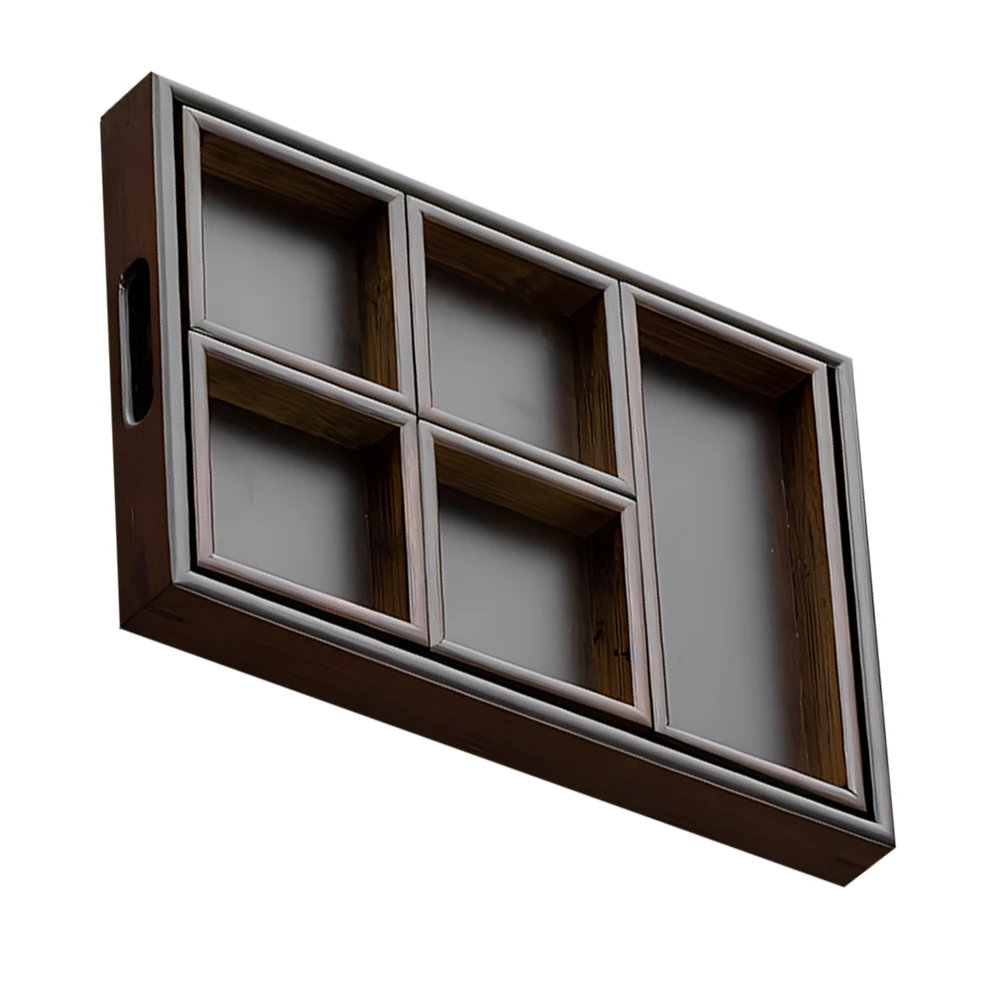 6 Pieces Snack Storage Tray Walnut Color Multi Functional Wooden Tray For Party Serving Food Fruits Nuts Kitchen Bar Accessories
6 Pieces Snack Storage Tray Walnut Color Multi Functional Wooden Tray For Party Serving Food Fruits Nuts Kitchen Bar Accessories