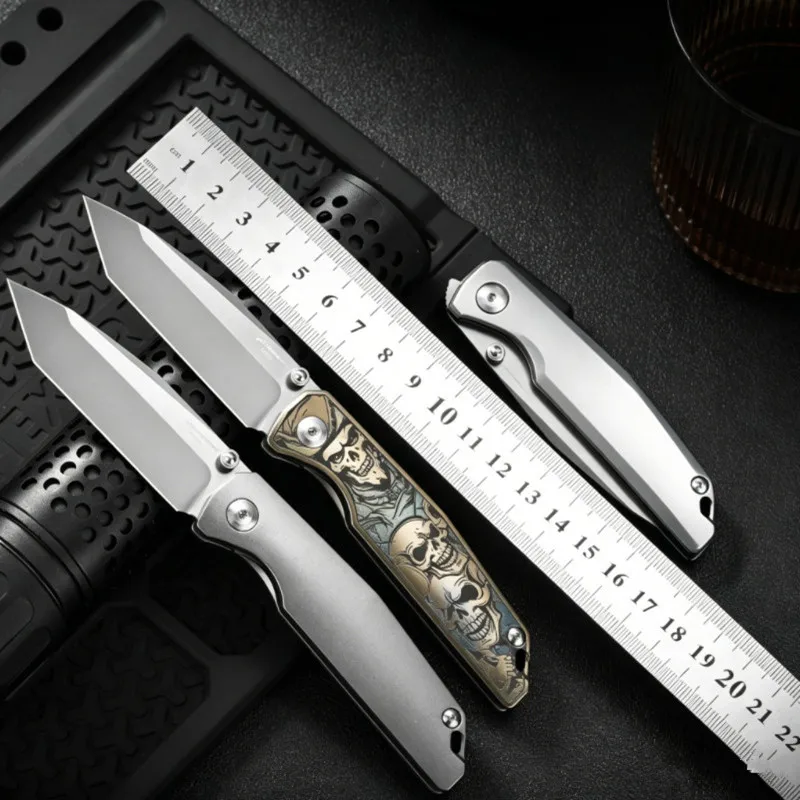 Pioneer XD045 Real M390 EDC Folding Knife Titanium Alloy Handle Flipper Open Outdoor Camping Hunt Fruit Kitchen Utility Knife
Pioneer XD045 Real M390 EDC Folding Knife Titanium Alloy Handle Flipper Open Outdoor Camping Hunt Fruit Kitchen Utility Knife