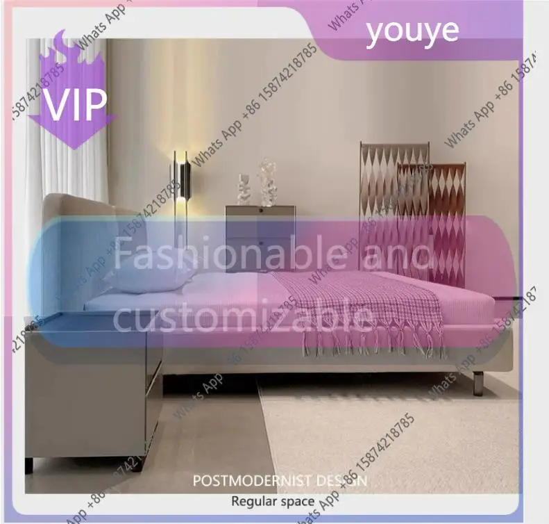 n-J Bed Italian Minimalist Nubuck Fabric Designer Master Bedroom 1.8m Double Bed Minimalist Italian Style Minimalist Italian Sty
n-J Bed Italian Minimalist Nubuck Fabric Designer Master Bedroom 1.8m Double Bed Minimalist Italian Style Minimalist Italian Sty
