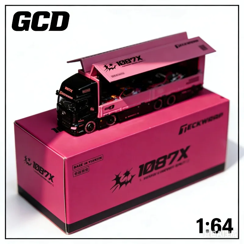 GCD 1:64 HINO700 Container Trailer 1087X GT Cast-Steel Simulated Alloy Car Model, Boys' Toy Collection Decoration Item.
GCD 1:64 HINO700 Container Trailer 1087X GT Cast-Steel Simulated Alloy Car Model, Boys' Toy Collection Decoration Item.