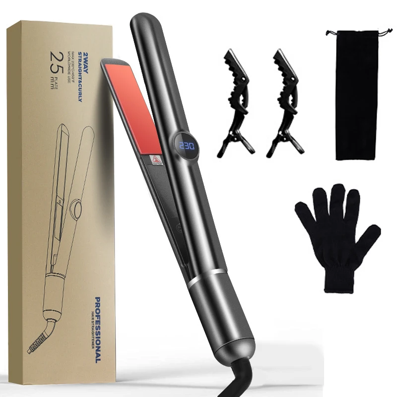 LCD display straightener curling straight dual use straight hair clipboard hairdresser home ceramic curling iron ladies curling
LCD display straightener curling straight dual use straight hair clipboard hairdresser home ceramic curling iron ladies curling