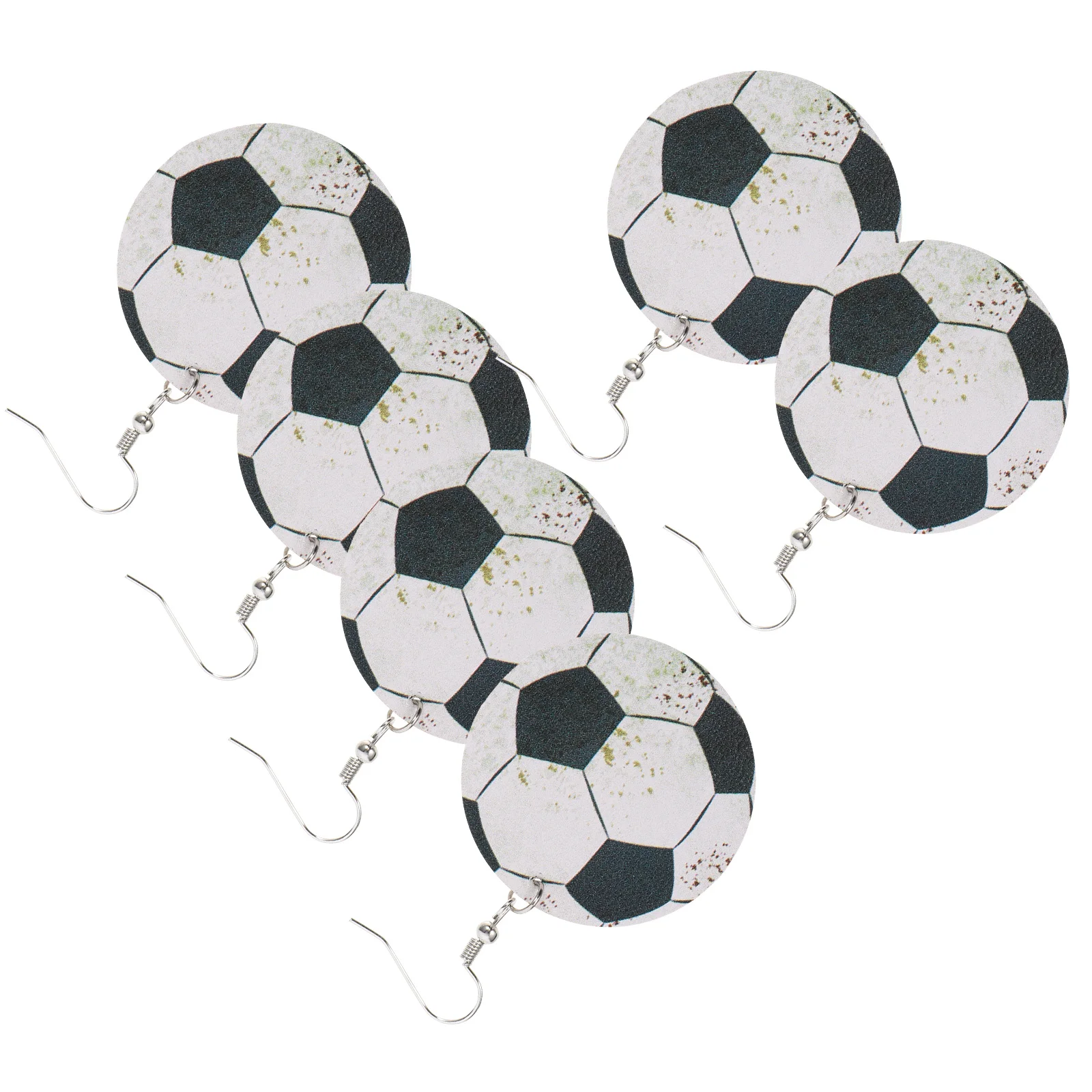 3Pairs Football Earrings Sports Style PU Dangle Earrings Women Birthday Gift Casual Sports Event Fashion Jewelry
3Pairs Football Earrings Sports Style PU Dangle Earrings Women Birthday Gift Casual Sports Event Fashion Jewelry