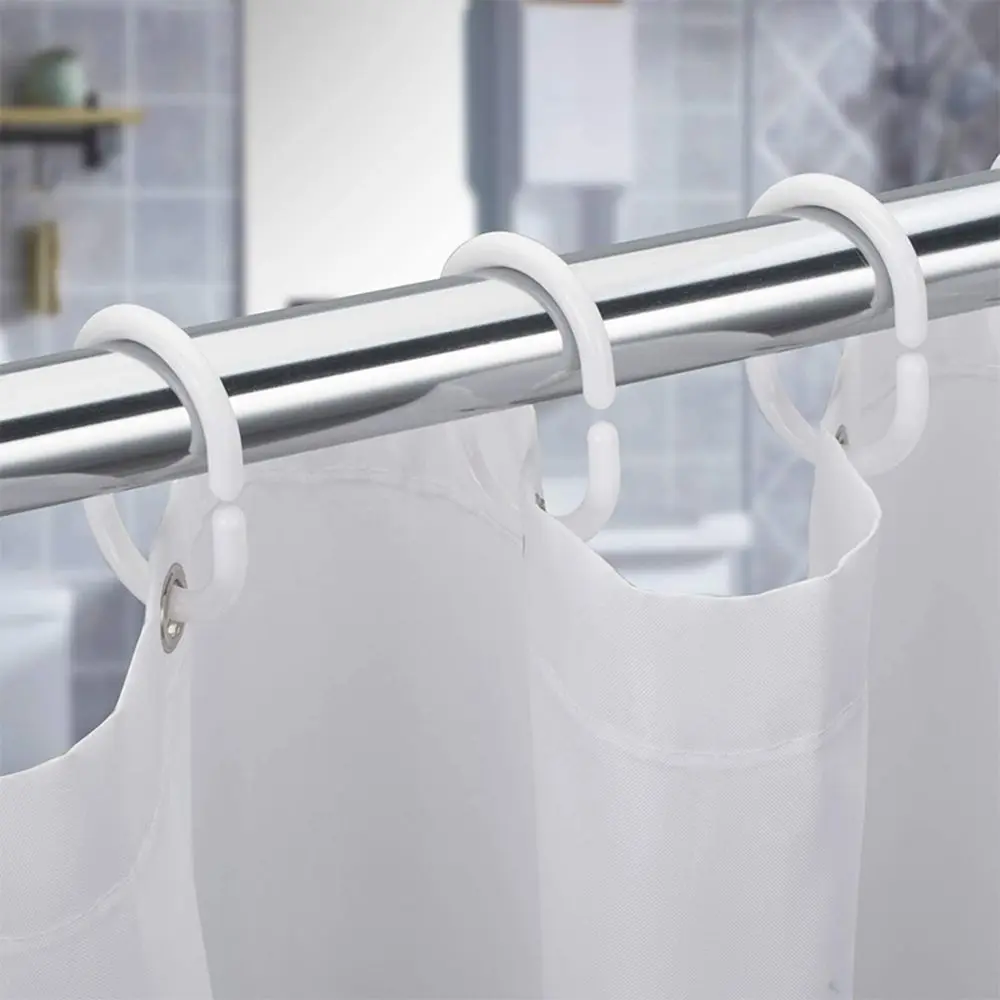 White/Black Plastic Hanging Replacement For Living Room Bathroom Loop Clip Hooks Rings Curtain Rings Curtain Hook
White/Black Plastic Hanging Replacement For Living Room Bathroom Loop Clip Hooks Rings Curtain Rings Curtain Hook