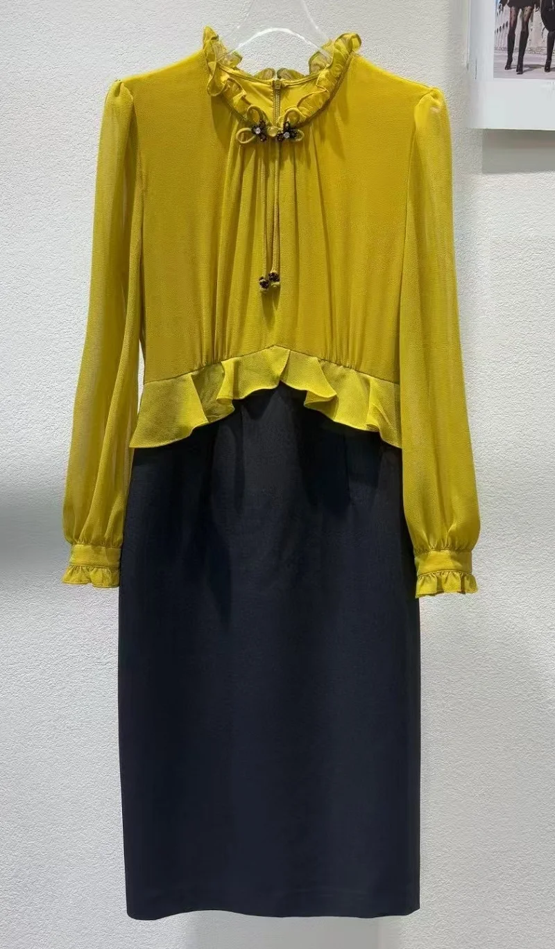 XXL Bodycon Dress 2025 Spring Summer Party Cocktail Women Ruffle Floral Beading Deco Long Sleeve Midi Yellow Purple Dress Pencil
XXL Bodycon Dress 2025 Spring Summer Party Cocktail Women Ruffle Floral Beading Deco Long Sleeve Midi Yellow Purple Dress Pencil