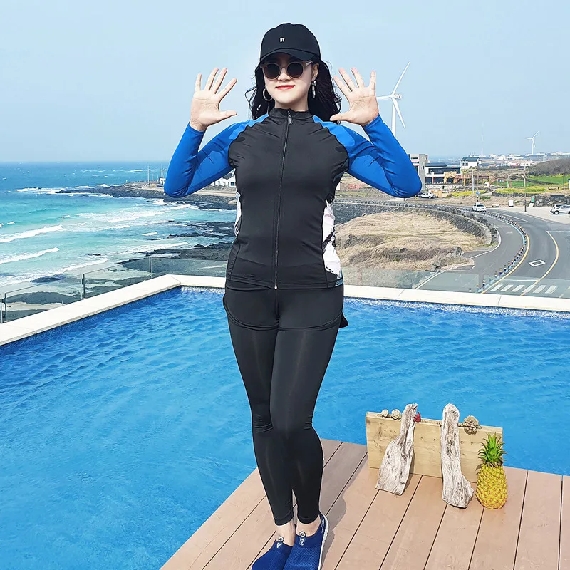 Rashguard Women 5 Piece Plus Size Swimsuit Long Sleeve Lycra Surfing Suit Plus Size Swimwear Swimming Sportswear Beachwear
Rashguard Women 5 Piece Plus Size Swimsuit Long Sleeve Lycra Surfing Suit Plus Size Swimwear Swimming Sportswear Beachwear