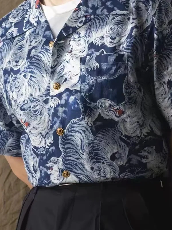 Men's Ice Silk Short Sleeve Shirt Loose Fit Thin Summer Hawaiian Style Casual Shirt Polyester Fiber Print Design Button Closure
Men's Ice Silk Short Sleeve Shirt Loose Fit Thin Summer Hawaiian Style Casual Shirt Polyester Fiber Print Design Button Closure