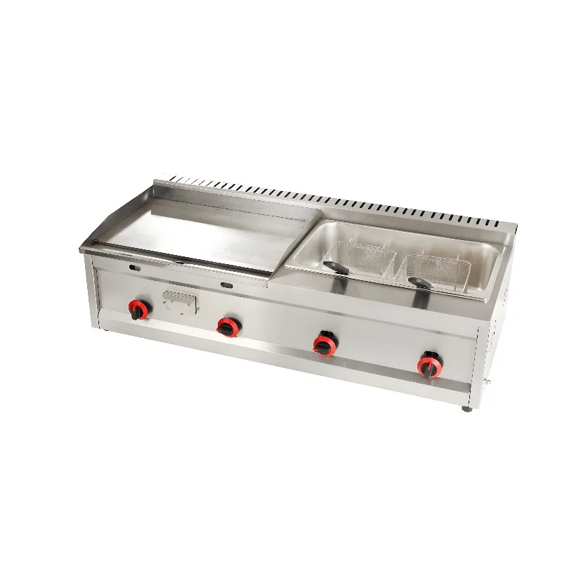 Commercial Hotel Fast Food Restaurant Kitchen Industrial Grade Stainless Steel Multifunctional Gas Deep Fryer BBQ 6L+6L Capacity
Commercial Hotel Fast Food Restaurant Kitchen Industrial Grade Stainless Steel Multifunctional Gas Deep Fryer BBQ 6L+6L Capacity